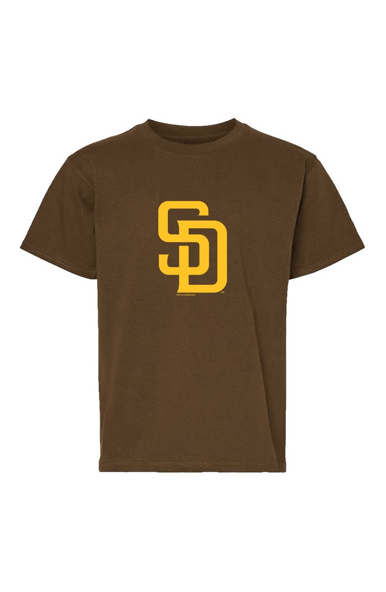 SOFT AS A GRAPE Youth Soft as a Grape Brown/Gray San Diego Padres Two-Pack T-Shirt Set, Alternate, color, Brown