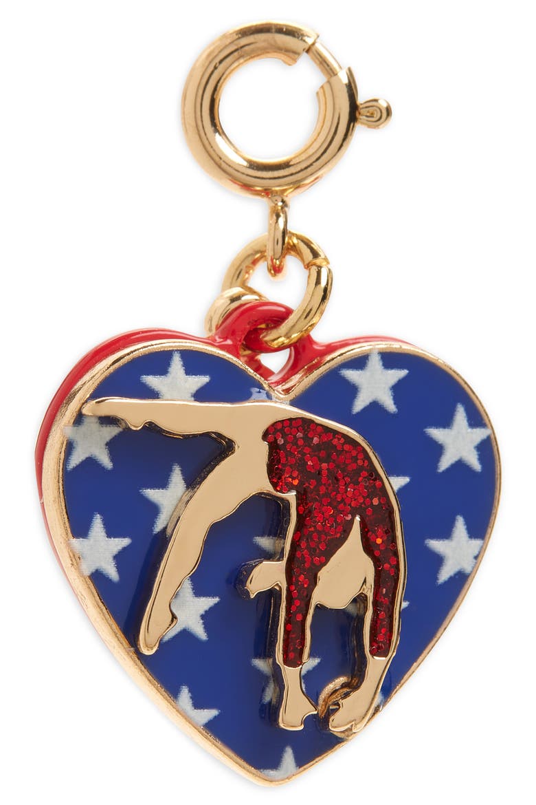 Kids' Rebel Girls Gymnast Charm, Main, color, RED