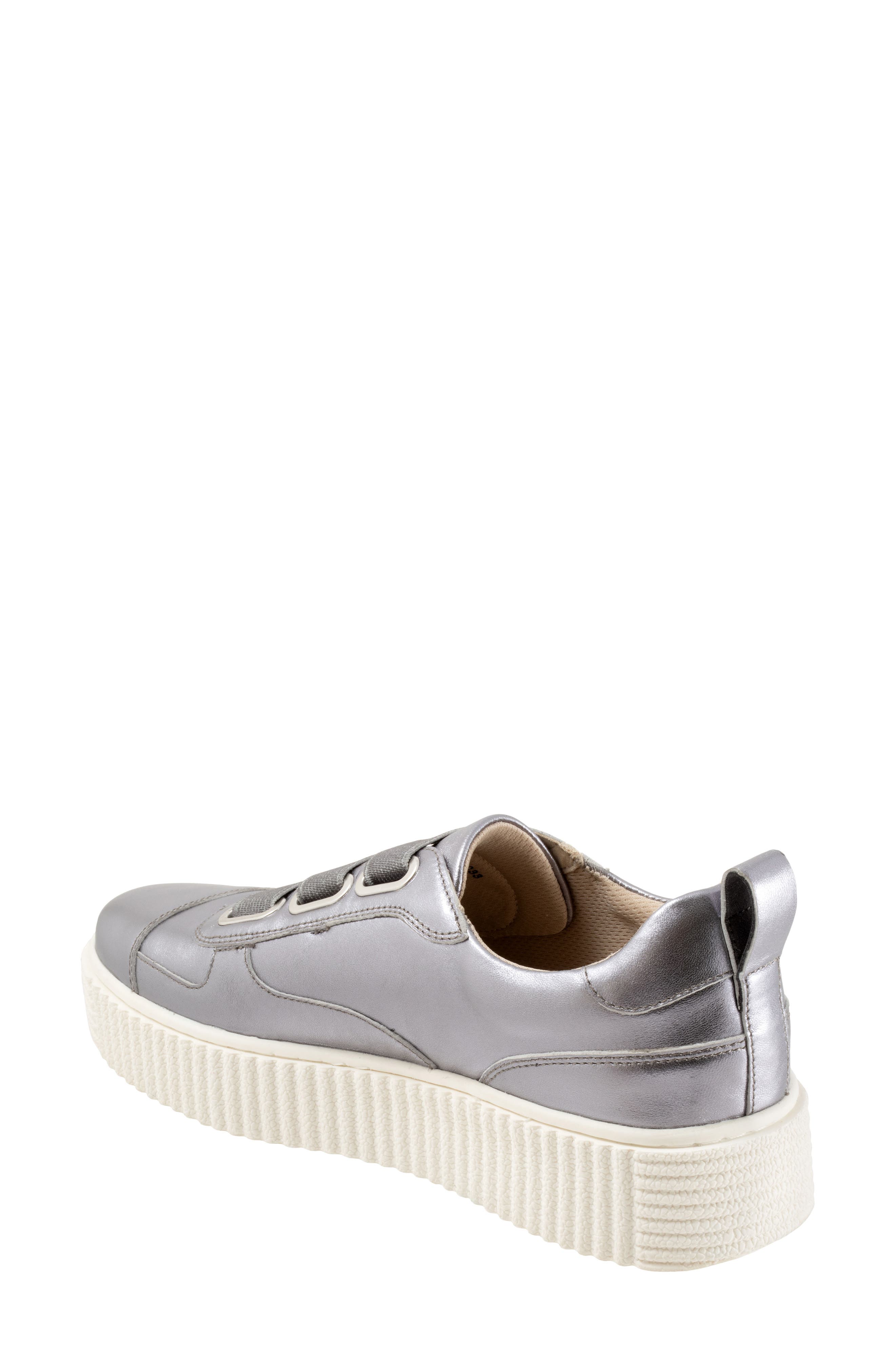 Trotters Bliss Platform Sneaker, Alternate, color, Pewter