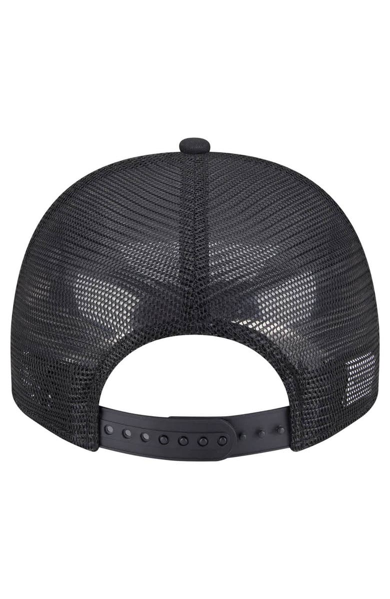 New Era Men's New Era Black Pittsburgh Penguins Vintage Team Rope A-Frame 9FIFTY Snapback Hat, Alternate, color, Black