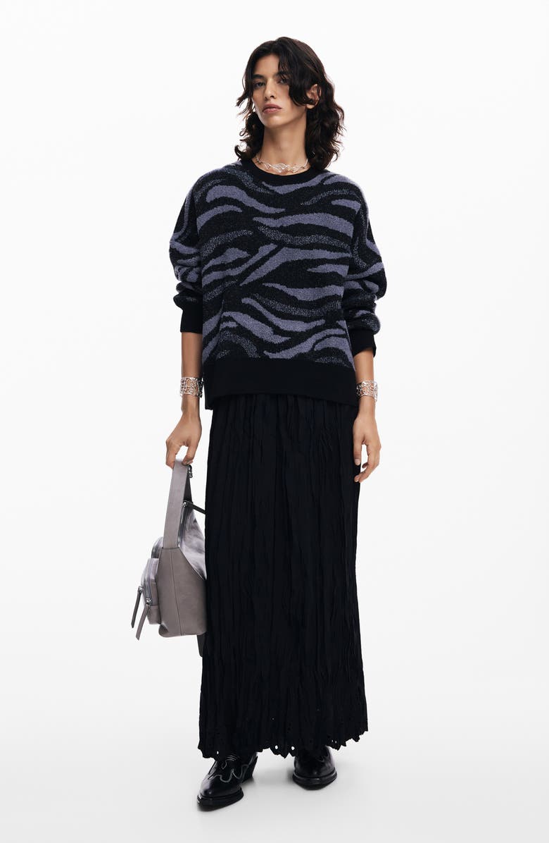 Desigual Winnipeg Jacquard Sweater, Alternate, color, 