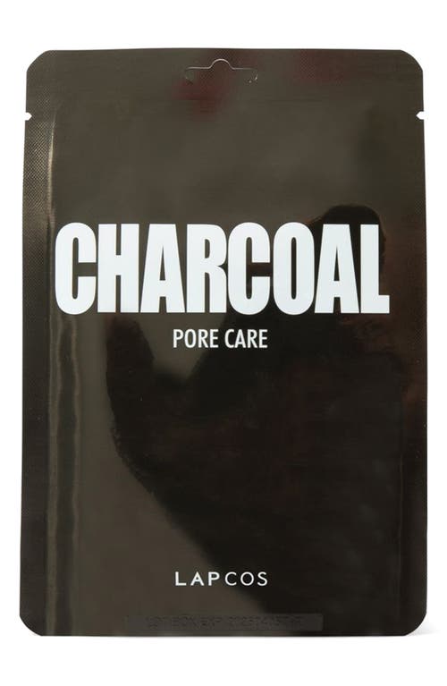 Lapcos Charcoal Pore Care Sheet Mask In Black