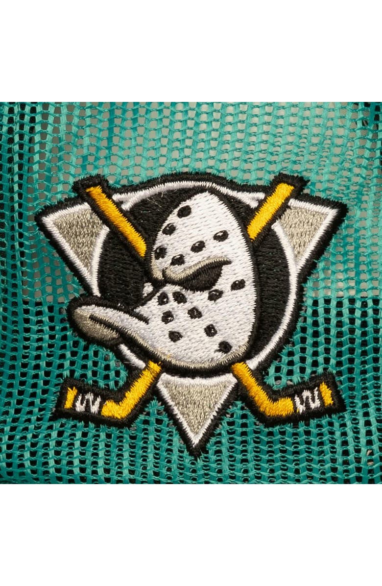 Mitchell & Ness Men's Mitchell & Ness Teal Anaheim Ducks Head Coach Trucker Adjustable Hat, Alternate, color, Teal