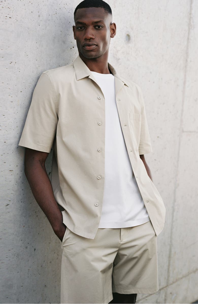 MANGO Water Repellent CoolMax<sup>®</sup> Bermuda Shorts, Alternate, color, Beige