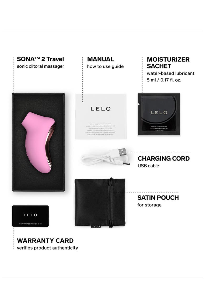 SONA 2 Travel Clitoral Vibrator, Alternate, color, PINK
