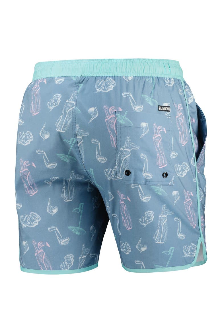 Men's Flomotion Blue THE PLAYERS Bogey Bag Tri-Blend Volleyshorts, Alternate, color, Blue