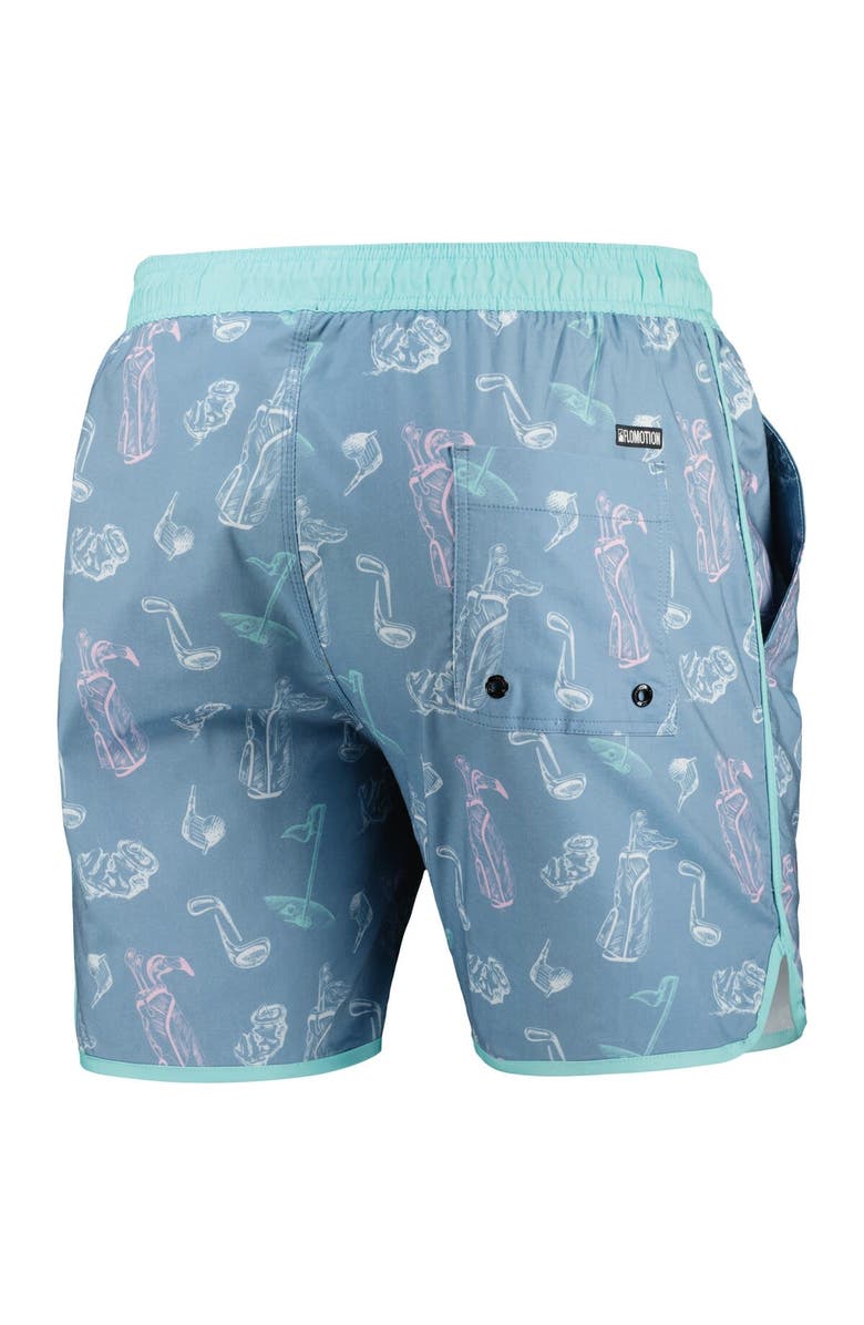 FLOMOTION Men's Flomotion Blue THE PLAYERS Bogey Bag Tri-Blend Volleyshorts, Alternate, color, Blue