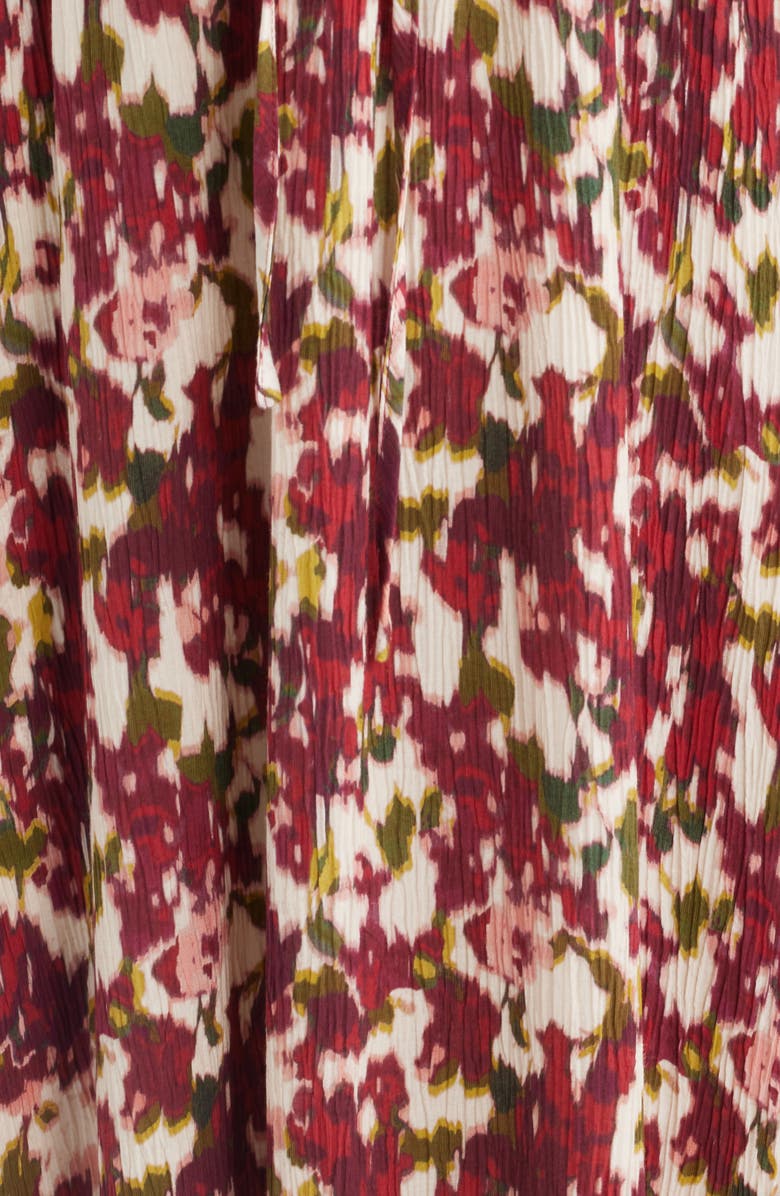 Rails Marciana Smocked Waist Maxi Sundress, Alternate, color, Cardinal Floral