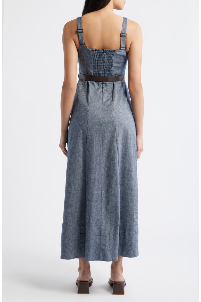 Scoop Neck Tank Dress, Alternate, color, INDIGO