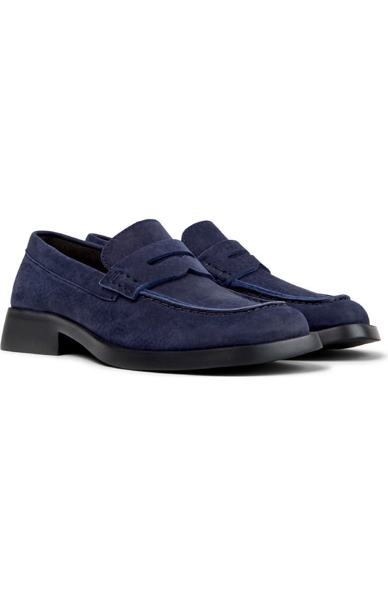 Camper Dana Penny Loafer, Main, color, Dark Blue