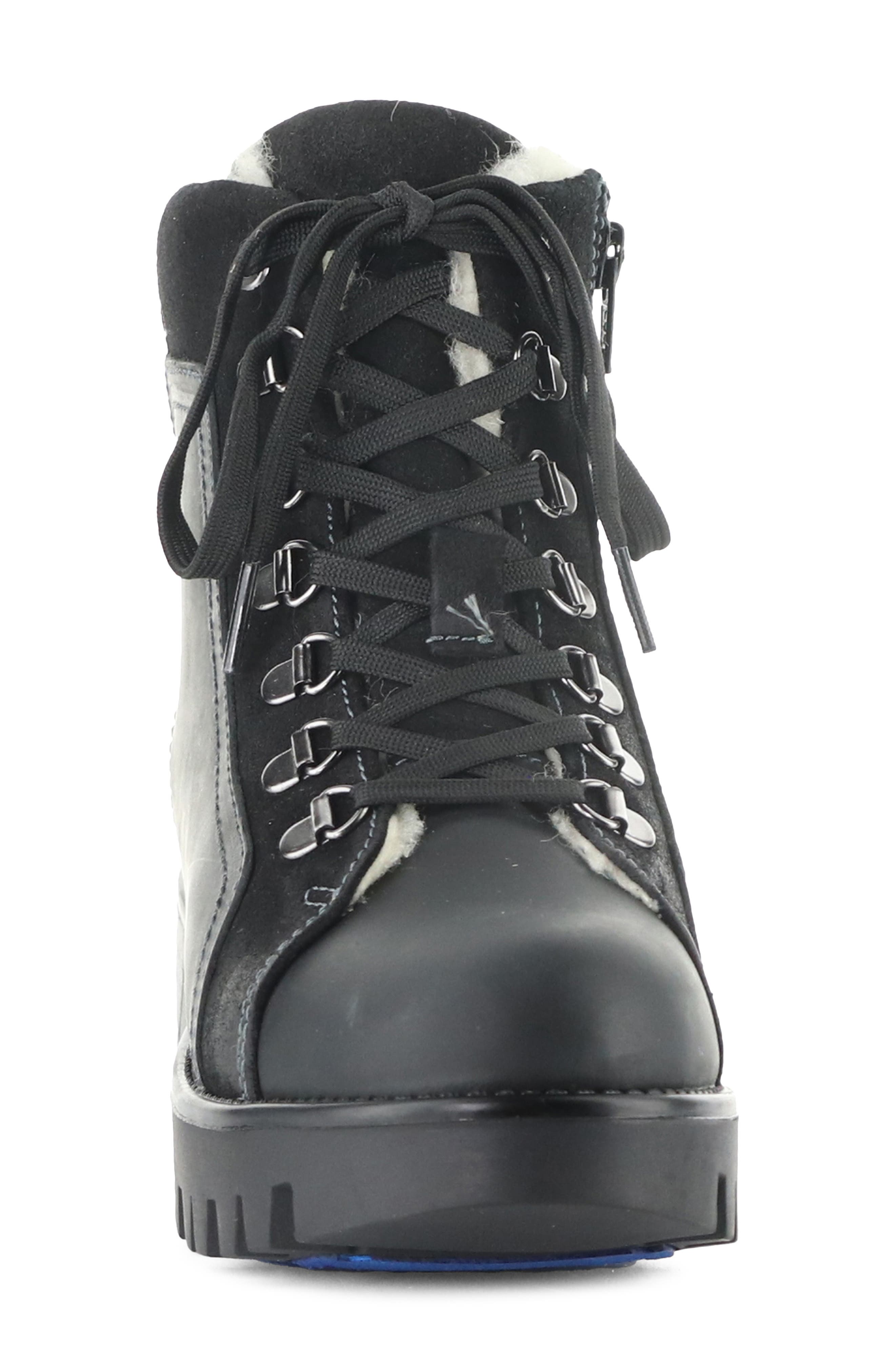 Garo Prima Leather Bootie, Alternate, color, BLACK