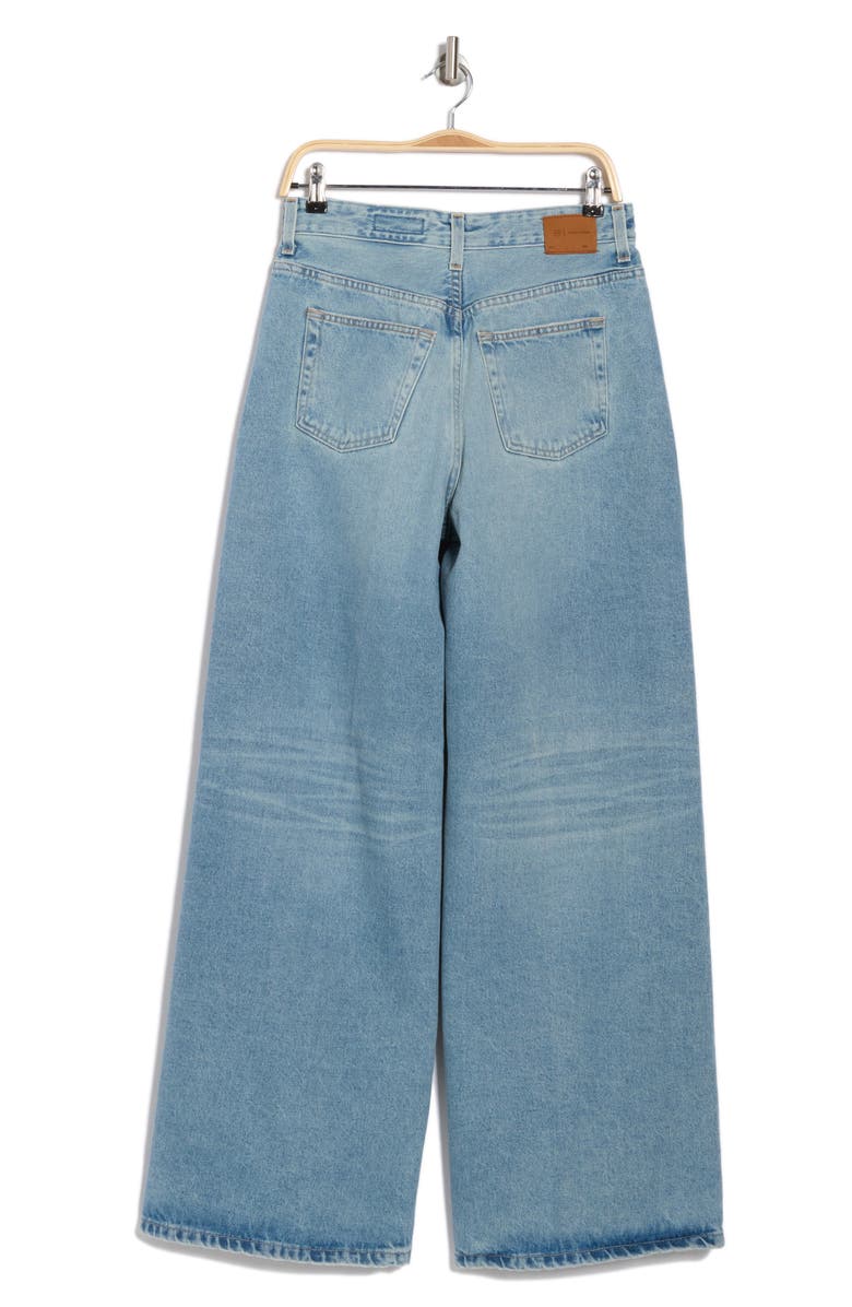 AG Deven High Waist Wide Leg Jeans, Alternate, color, 17 Years West Lake