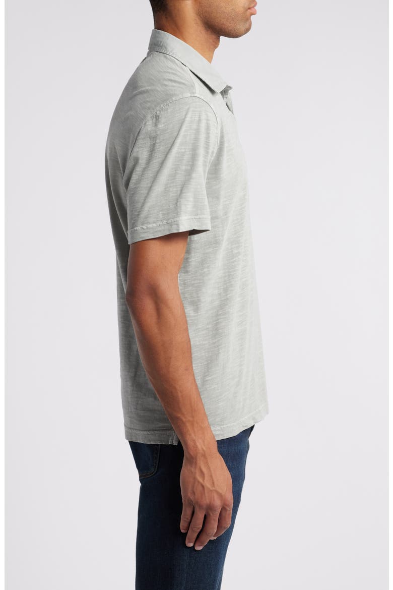 Beach Fade Cotton Slub Jersey Polo, Alternate, color, ULTIMATE GRAY