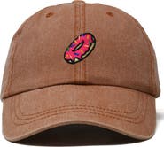 Dalix Donut Embroidered Adjustable Cap