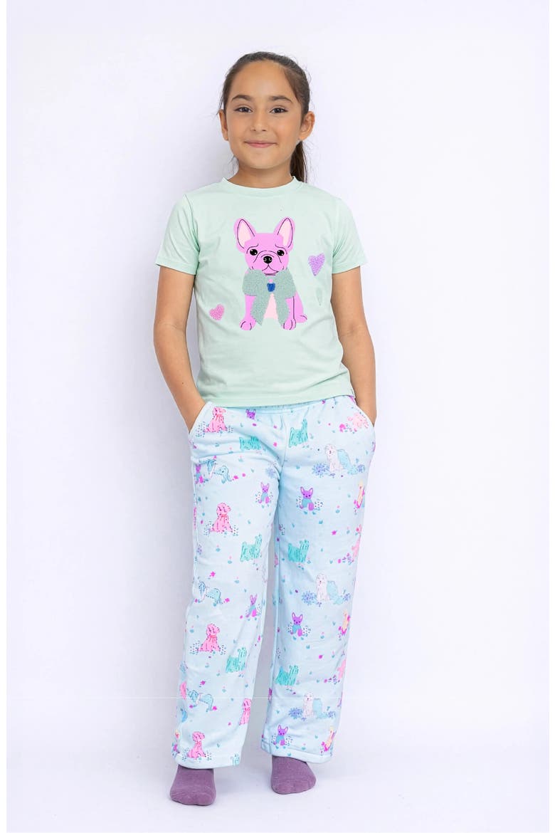 Plush Puppies loungewear pant, Alternate, color, Plush Puppies Print