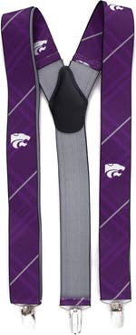 EAGLES WINGS Men's Purple Kansas State Wildcats Suspenders
