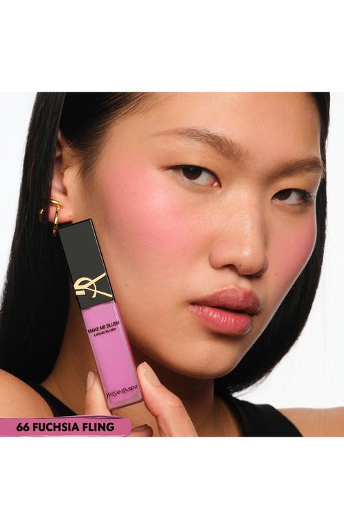 Saint Laurent Yves Make Me Blush Liquid Blush In 66 Fuchsia Fling