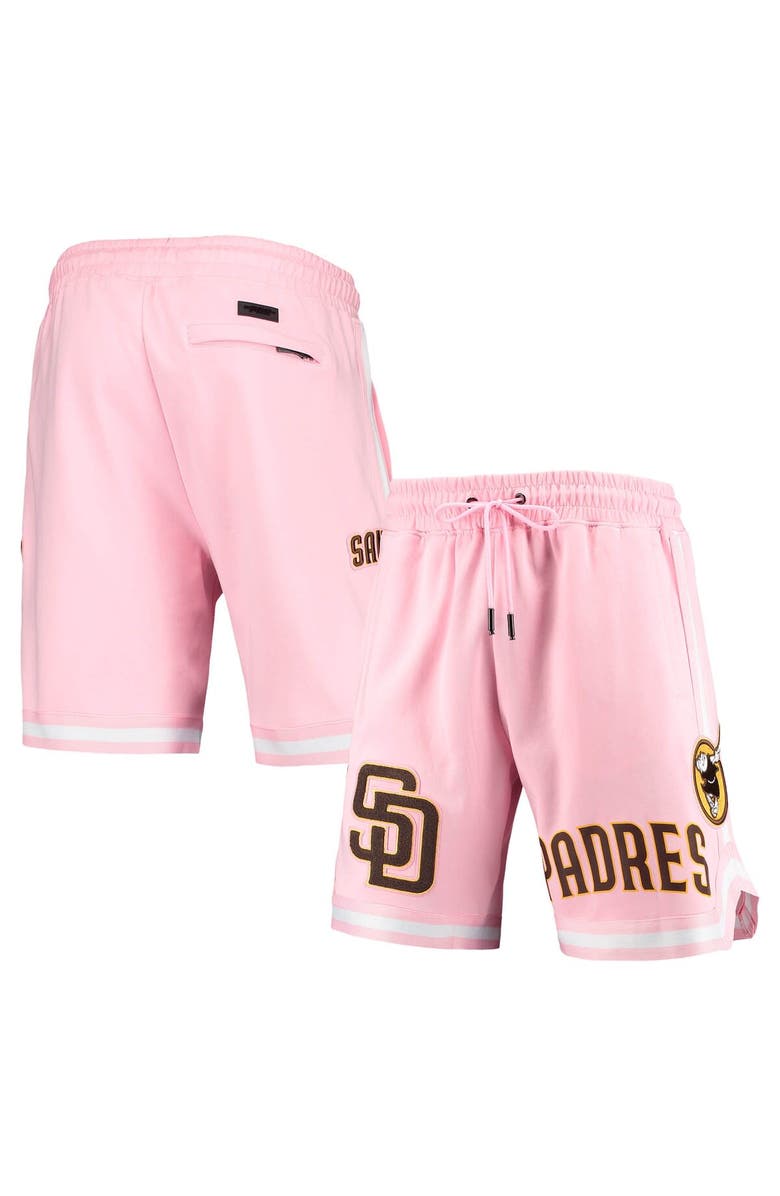 PRO STANDARD Men's Pro Standard Pink San Diego Padres Logo Club Shorts, Main, color, 