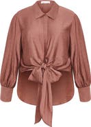 City Chic Rosabella Satin Shirt