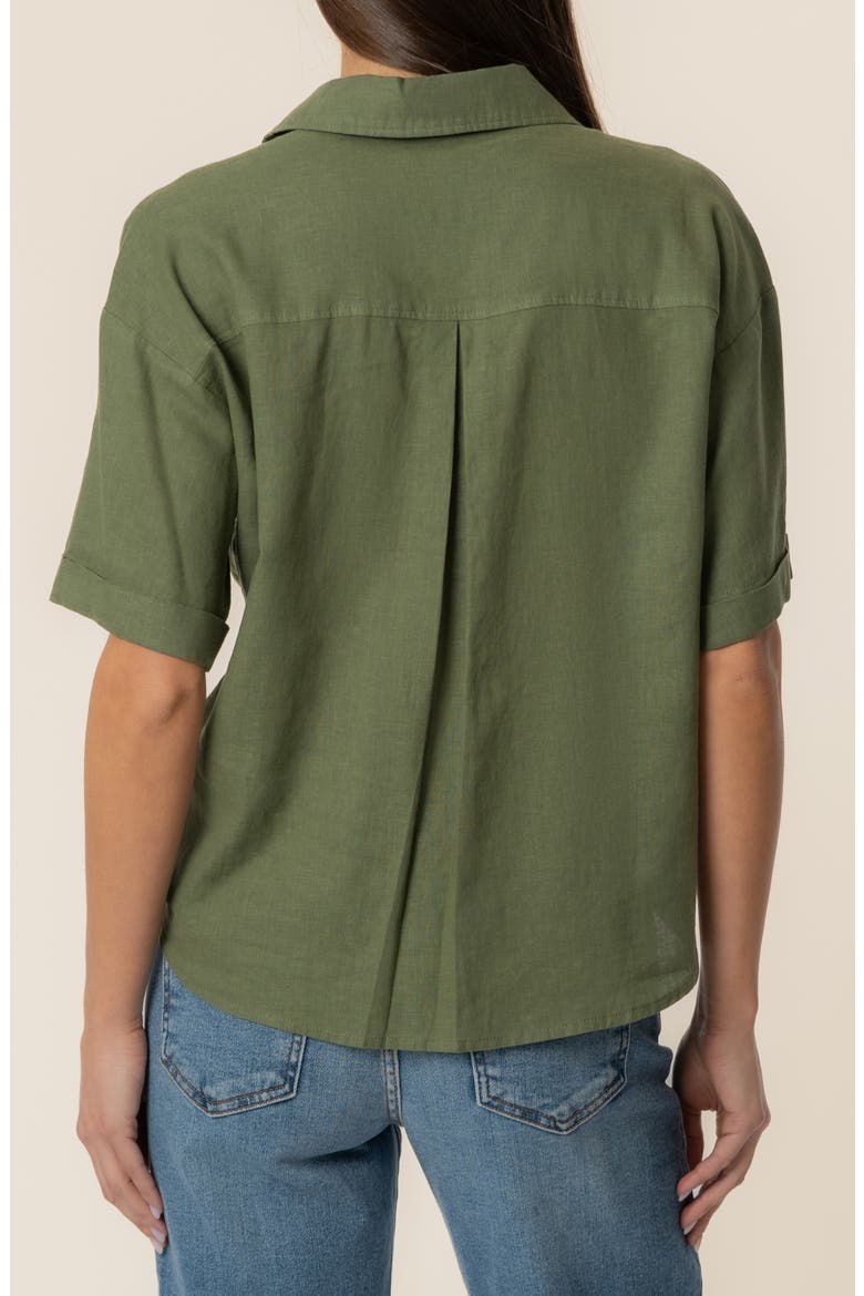 Brianna Boxy Shirt, Alternate, color, DILL
