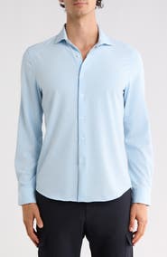 DENIM AND FLOWER Tech Stretch Buton-Up Shirt