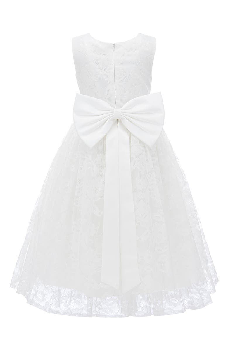 Tulleen Rossemere Lace Embroidered Tulle Dress, Alternate, color, White