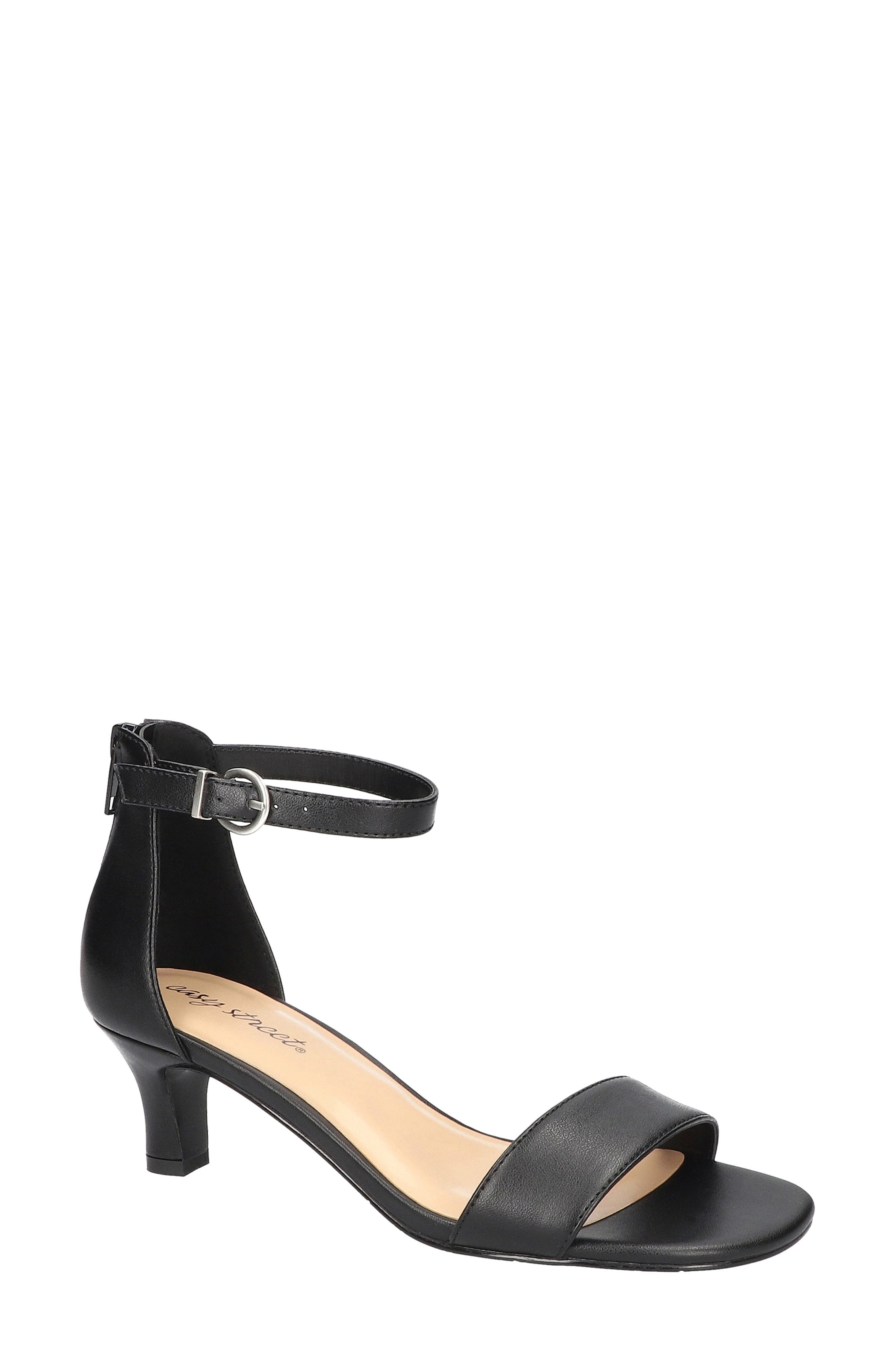 EASY STREET Shalee Ankle Strap Sandal, Main, color, Black