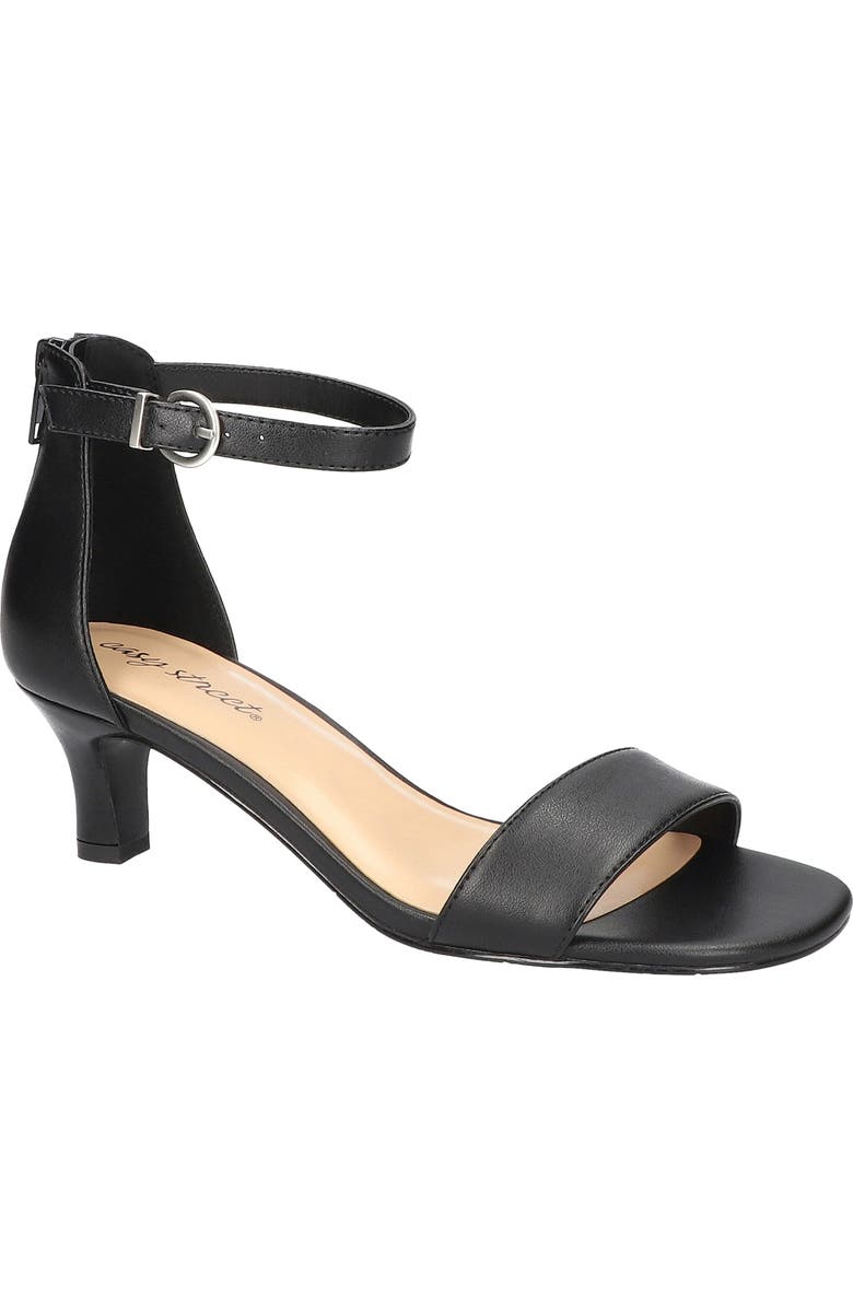 EASY STREET Shalee Ankle Strap Sandal, Main, color, Black