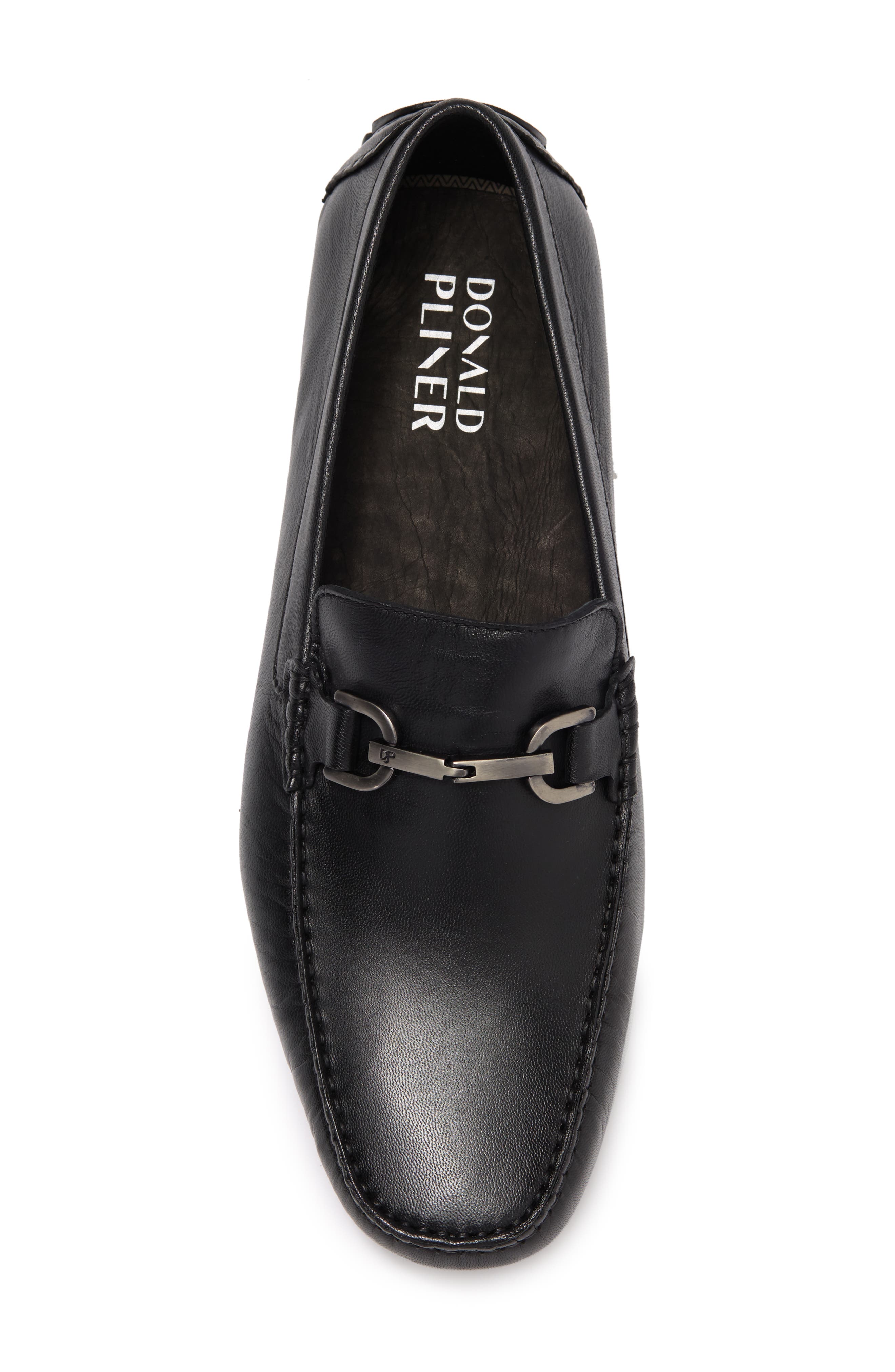 Donald Pliner Victor Leather Driver Loafer, Alternate, color, Black