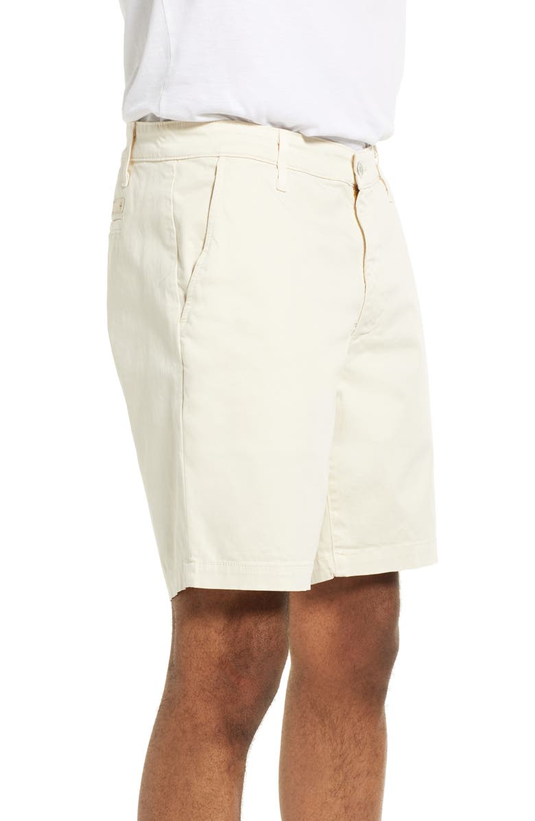 AG Wanderer 8.5-Inch Stretch Cotton Chino Shorts, Alternate, color, White Cream