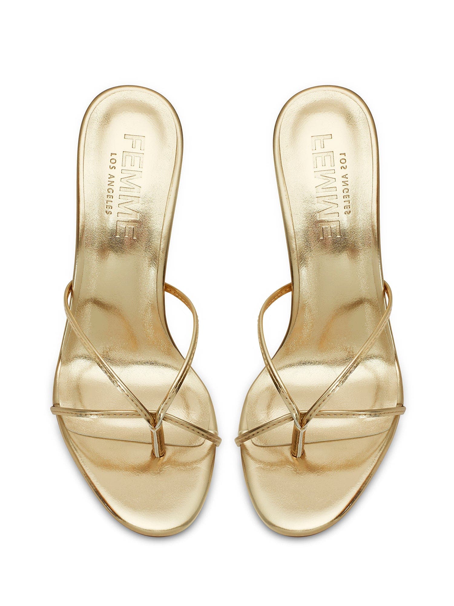 FEMME Sicilian Mule, Alternate, color, Gold