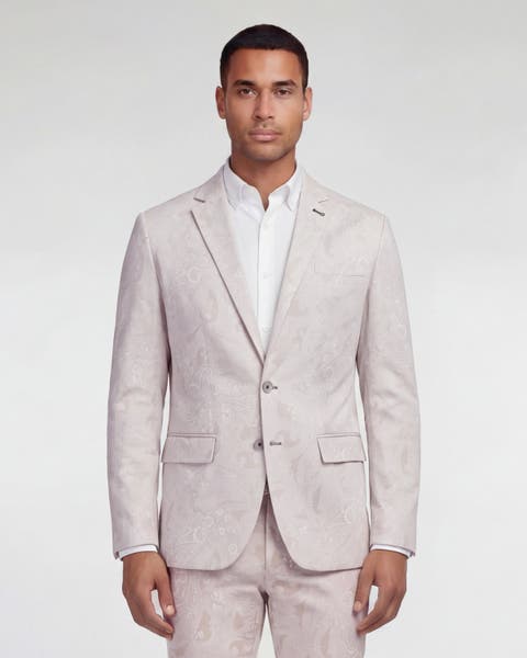 Paisley Explosion Mens Tailored Blazer