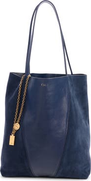 Chloé Medium Spin Leather & Suede Tote