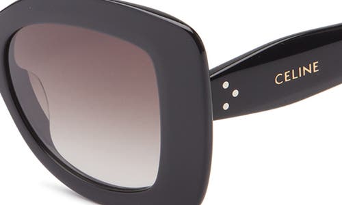 Celine 3 Dots Butterfly Sunglasses In Black