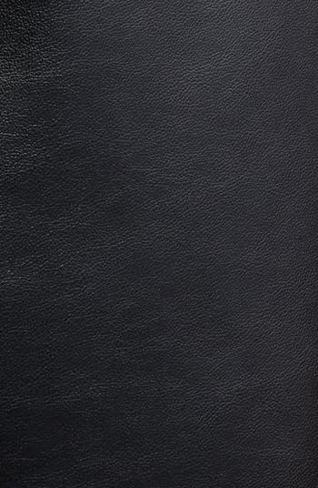 Faux Leather Scarf Top