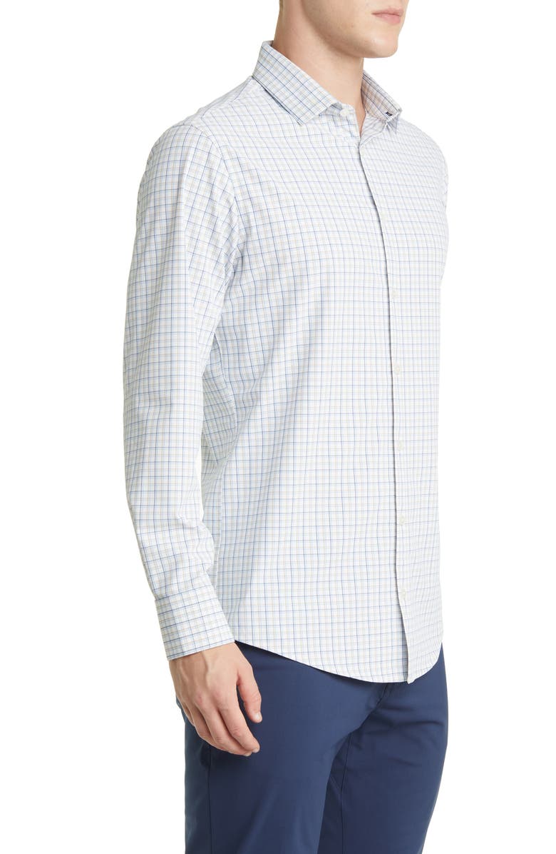 Mizzen+Main Leeward Trim Fit Ludlow Check Performance Button-Up Shirt, Alternate, color, 