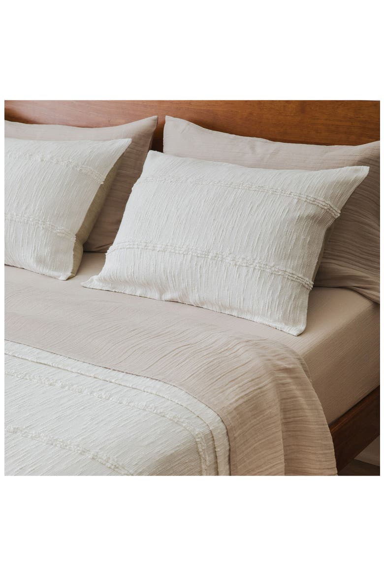 Embroidered Bedspread & Shams Set, Alternate, color, WHITE