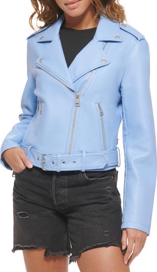 Levi's® Faux Leather Fashion Belted Moto Jacket Nordstromrack