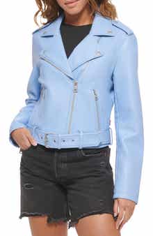 Levi's® Faux Leather Fashion Belted Moto Jacket