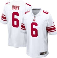 Nike Men's Nike Jaxson Dart White New York Giants Game Jersey
