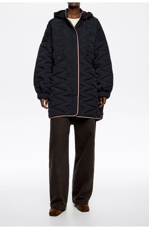 Bimba Y Lola Padded Jacket Hood In Multi