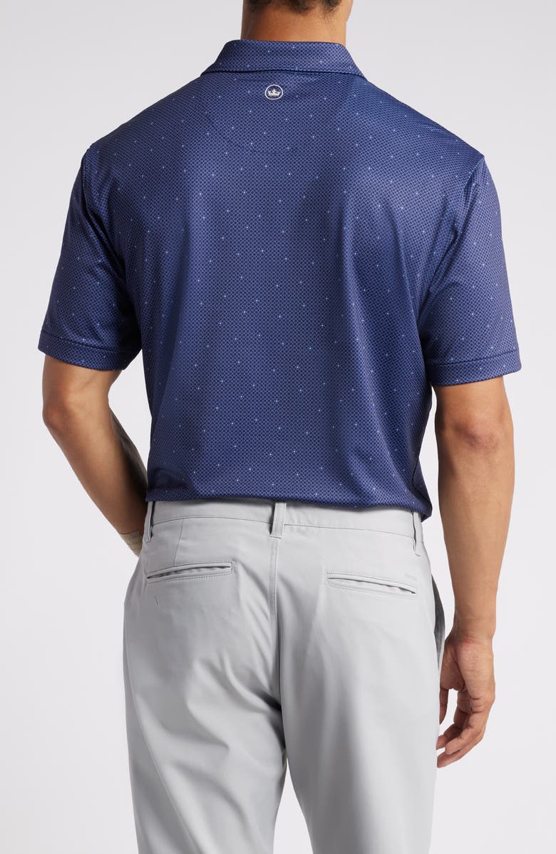 Peter Millar Crown Crafted North Star Geo Print Performance Polo, Alternate, color, 