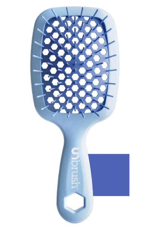 Unbrush Detangling Hair Brush Mini Pastel Collection In Blue