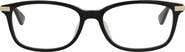 Gucci 53mm Rectangular Optical Glasses