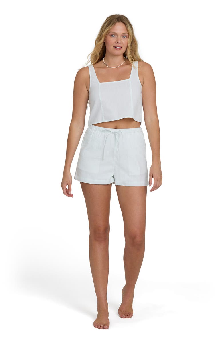 Billabong Wanderer Striped Seersucker Shorts, Alternate, color, Clearwater