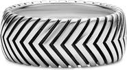 David Yurman Men's Chevron Band Ring in Sterling Silver, 10mm