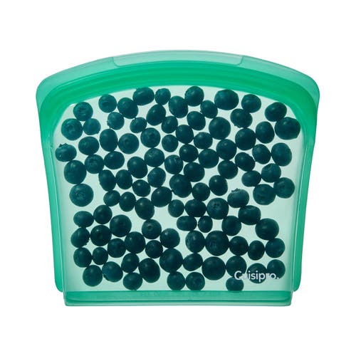 Cuisipro Pack-it Silicone Reusable Storage Bag, 2000ml/67.5 oz In Green