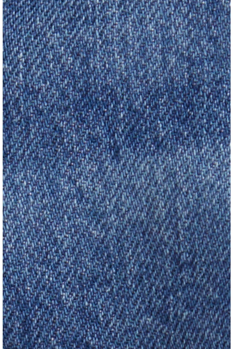Cargo Denim Miniskirt, Alternate, color, MOREY