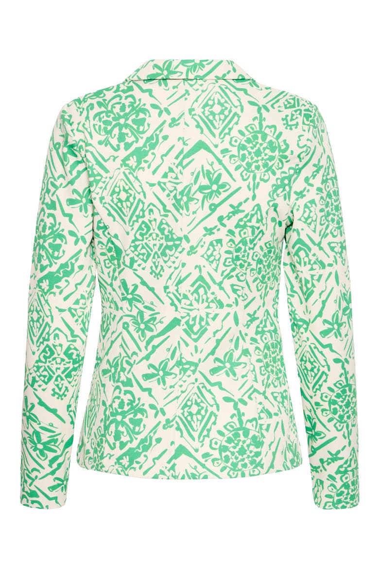 Ikat Print Jacket, Alternate, color, KELLY GREEN