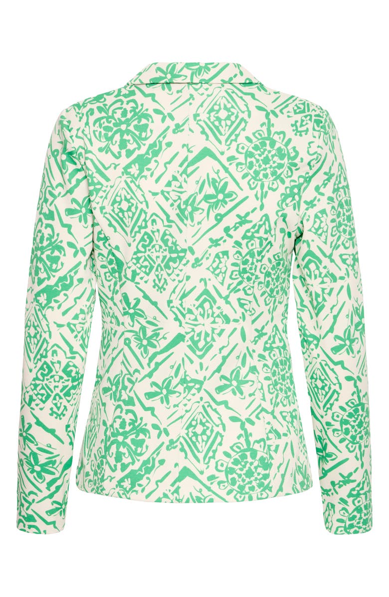 ICHI Ikat Print Jacket, Alternate, color, 